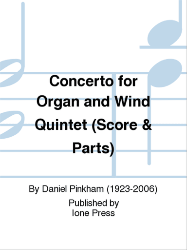 Concerto for Organ and Wind Quintet (Score & Parts)