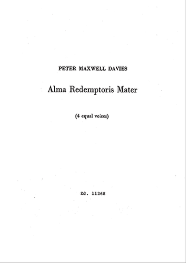 Alma Redemptoris Mater
