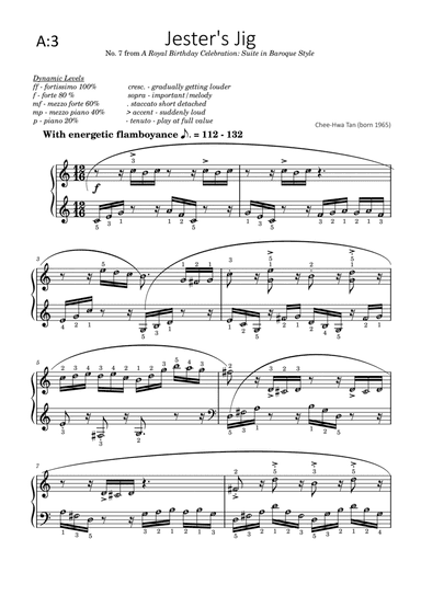 Jester's Jig (Piano Exam Grade 5 Piece)