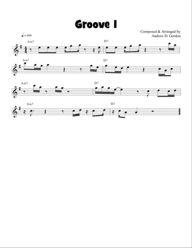 Funk Lesson 1 for Flute