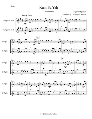 Kum Ba Yah (Trumpet Duet)