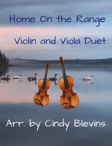 Home On the Range, for Violin and Viola Duet
