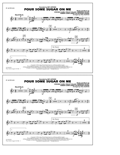 Pour Some Sugar On Me (arr. Paul Murtha) - Eb Alto Sax
