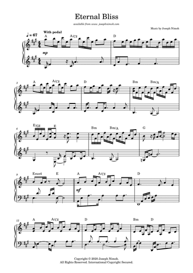 Eternal Bliss - Solo Piano