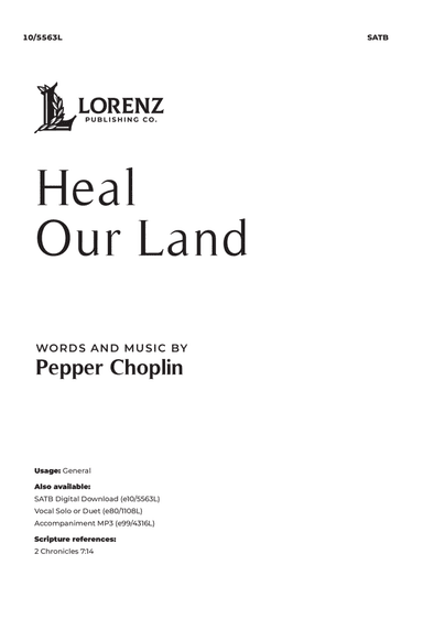 Heal Our Land
