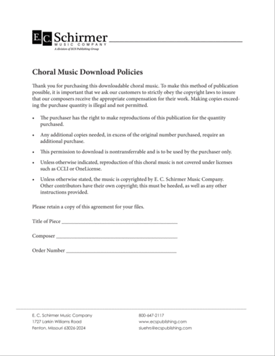 The Song of Ruth (Downloadable)