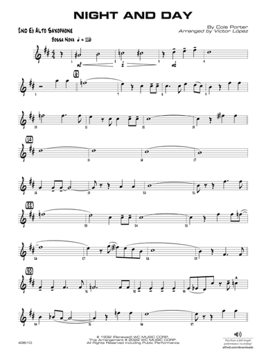Night and Day: 2nd E-flat Alto Saxophone