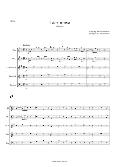 Lacrimosa (Woodwind Quintet)