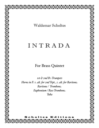 INTRADA for Brass Quintet