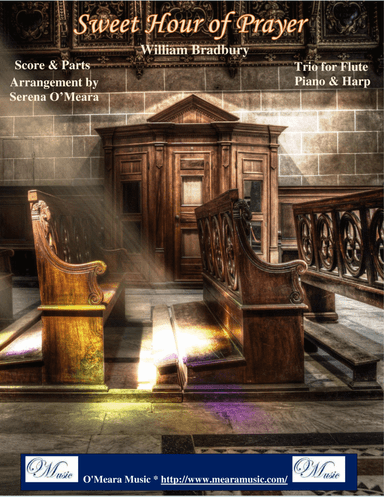 Sweet Hour of Prayer, Trio for Flute, Piano & Harp