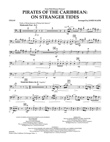 Pirates Of The Caribbean: On Stranger Tides - Cello