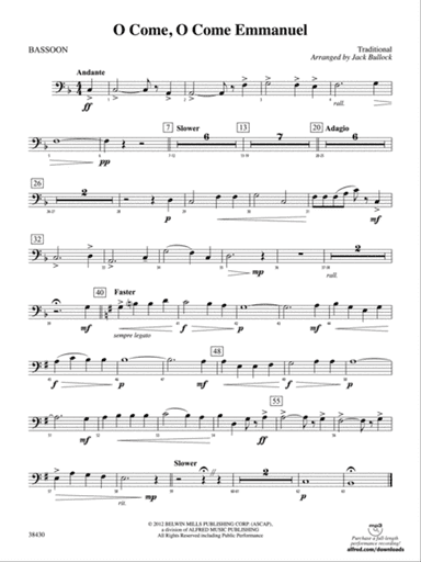 O Come, O Come Emmanuel: Bassoon
