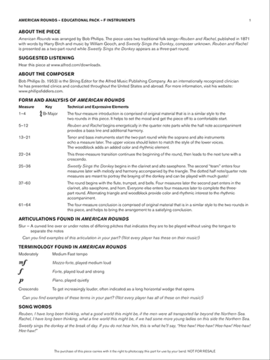 American Rounds: F Educational Pack