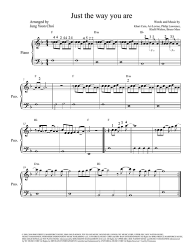 Just The Way You Are