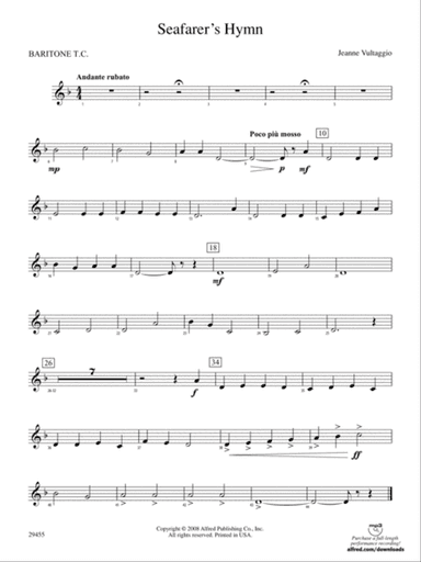 Seafarer's Hymn: Baritone T.C.