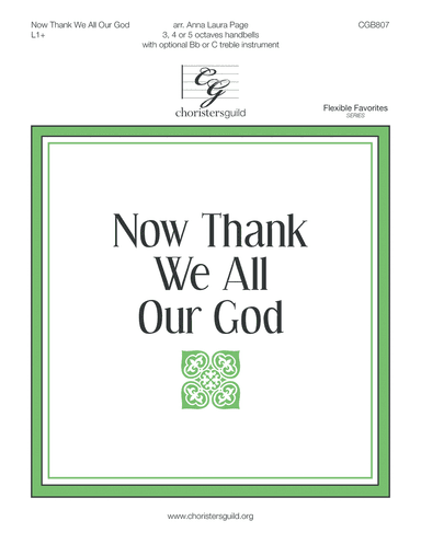 Now Thank We All Our God (3, 4 or 5 octaves)
