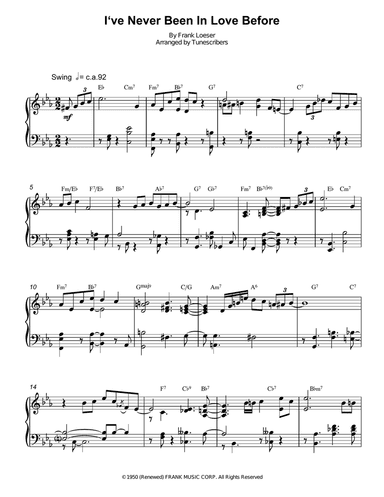 I‘ve Never Been In Love Before