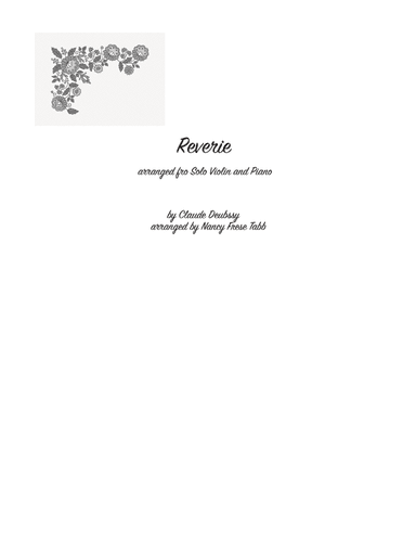 Reverie for solo Violin with Piano