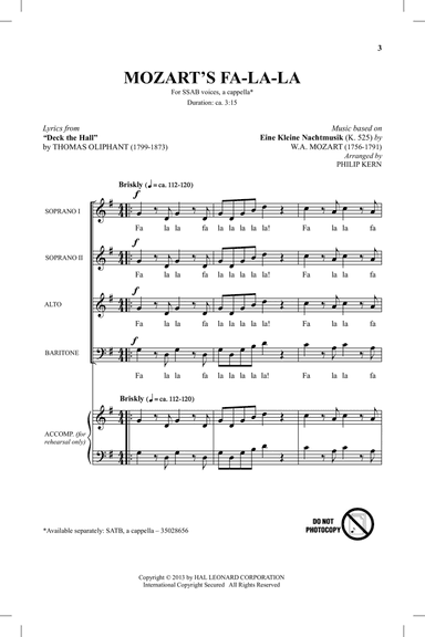 Mozart's Fa-La-La