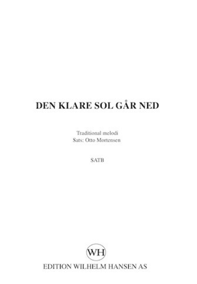 Den Klare Sol Går Ned