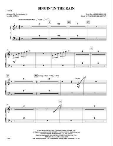 Singin' in the Rain: Harp