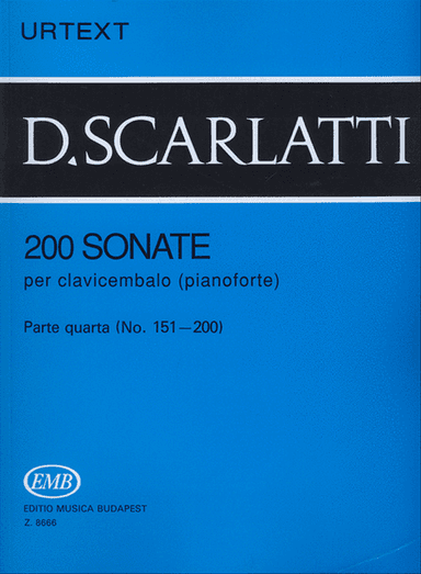 200 Sonate per clavicembalo (pianoforte) 4