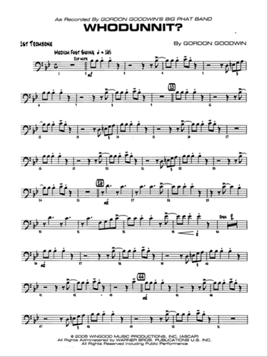 Whodunnit?: 1st Trombone