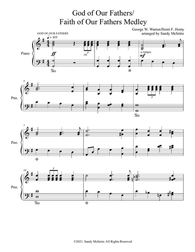 God of Our Fathers/Faith of Our Fathers Medley