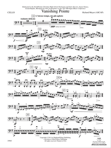 Vanishing Pointe: Cello
