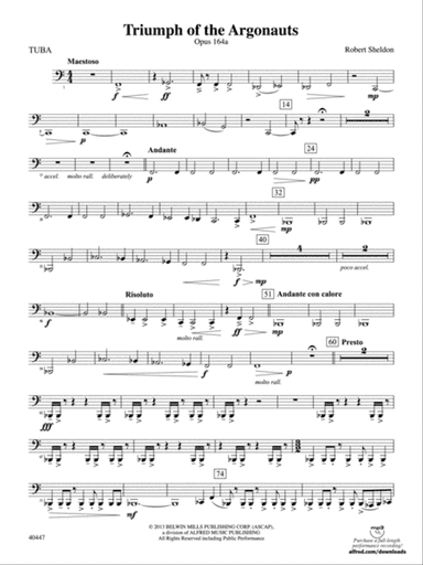 Triumph of the Argonauts: Tuba