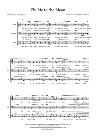 Fly Me To The Moon (arr. Keely Hodgson)