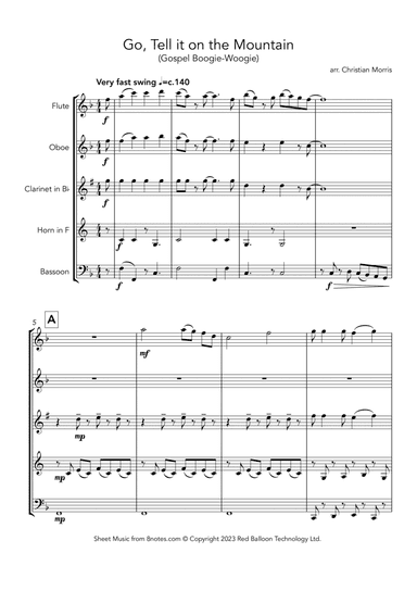 Go Tell it on the Mountain (Gospel Boogie Boogie)