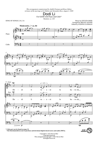 Dodi Li (arr. Brant Adams)