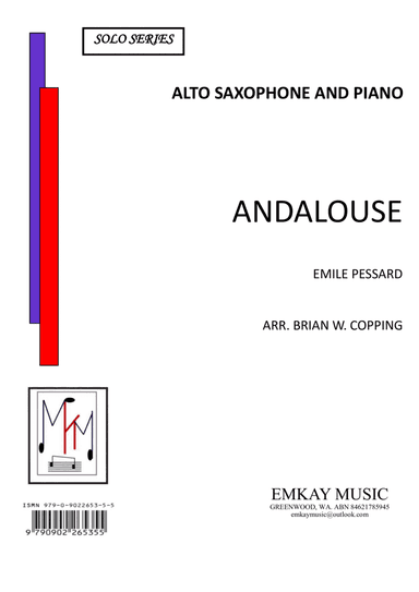 ANDALOUSE – ALTO SAXOPHONE & PIANO