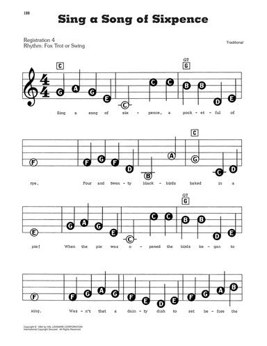 Sing A Song Of Sixpence
