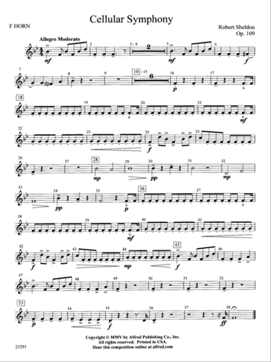 Cellular Symphony: 1st F Horn