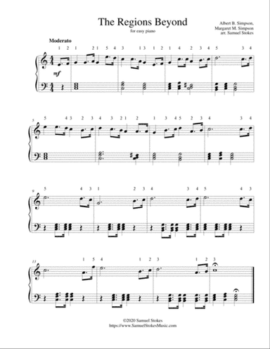 The Regions Beyond - for easy piano