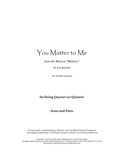 You Matter To Me