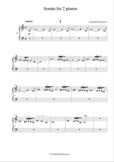 Sonata for 2 Pianos