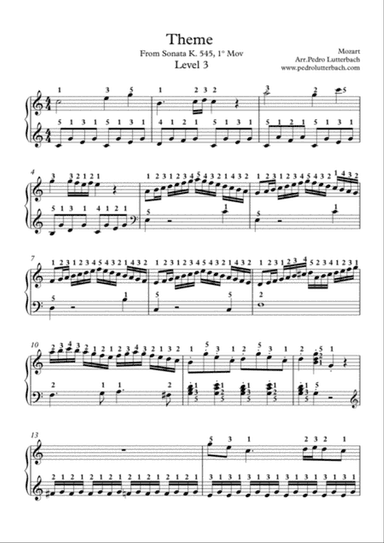 Theme from Sonata K.545