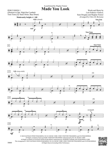 Made You Look: 1st Percussion