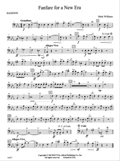 Fanfare for a New Era: Bassoon