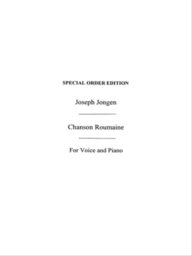 Chanson Roumaine Roumanian Song B Flat