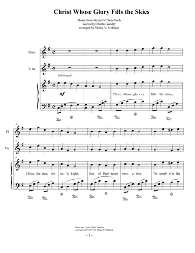 Easter Prelude for Piano, Flute and Violin