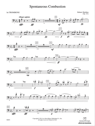 Spontaneous Combustion: 1st Trombone