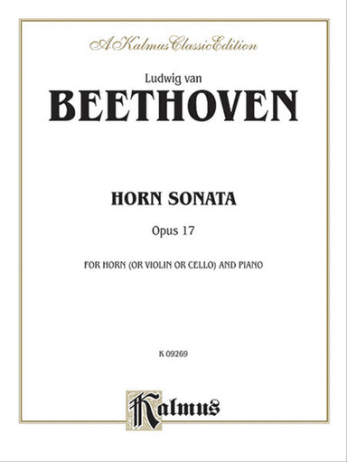 Horn Sonata, Op. 17