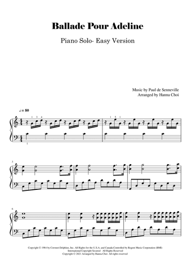 Ballade Pour Adeline