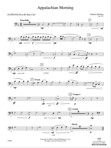 Appalachian Morning: (wp) B-flat Baritone B.C.