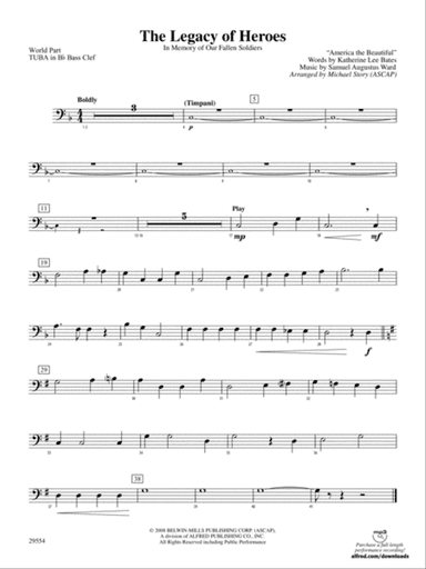 The Legacy of Heroes: (wp) B-flat Tuba B.C.
