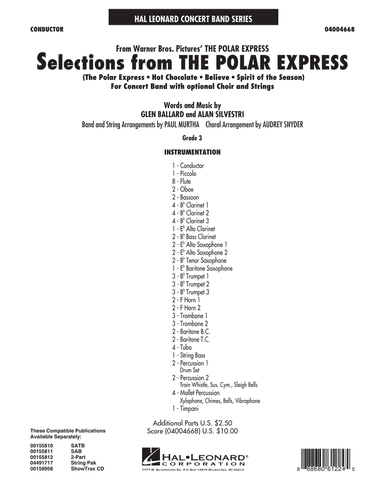 Selections from The Polar Express - Conductor Score (Full Score)
